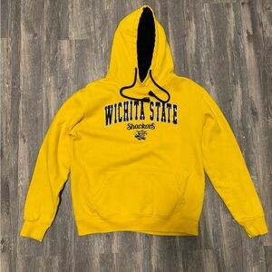Yellow and black Wichita State University hoodie #WSU #Shockers